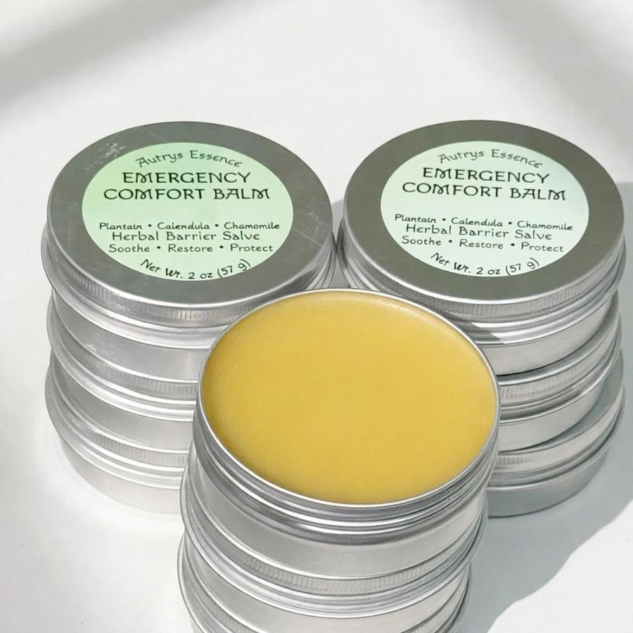Emergency Comfort Balm tins