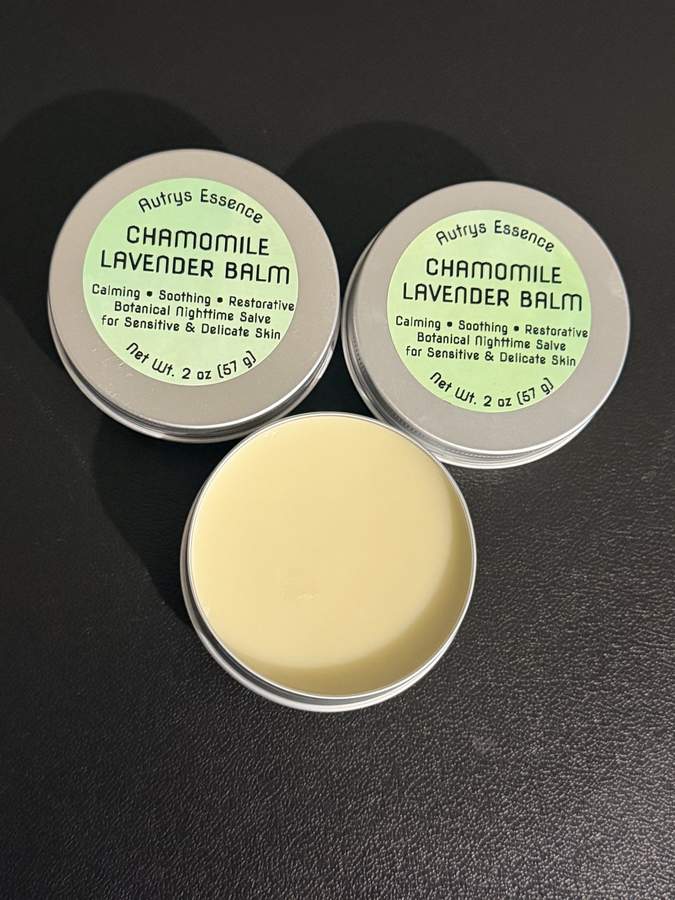 Herbal balm tin
